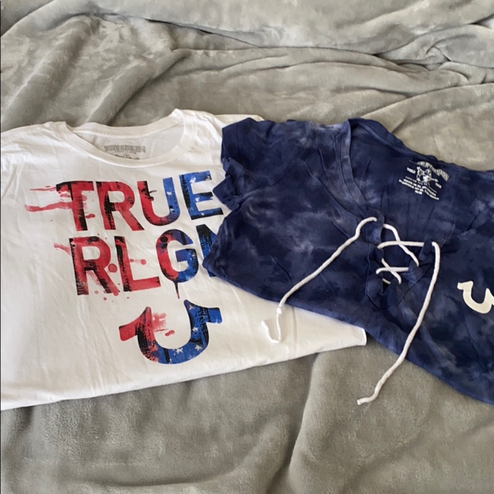 True Religion tees